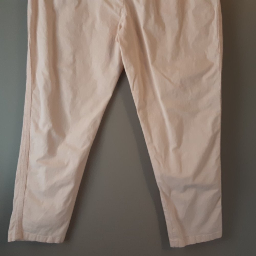 🌞 Joe Fresh Blush Pink Cotton Cropped Pants | 12 - Picture 7 of 12